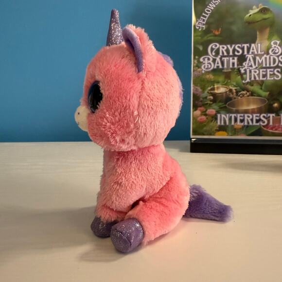 Ty Beanie Boo Magic Pink Unicorn Plush 6” EUC - Picture 4 of 5